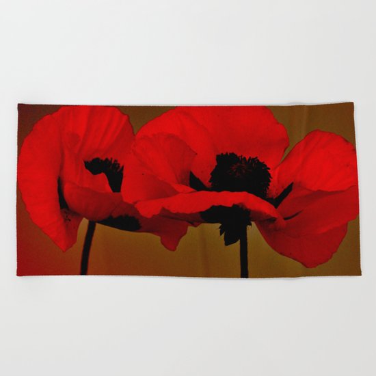 POPPIES Beach Towel