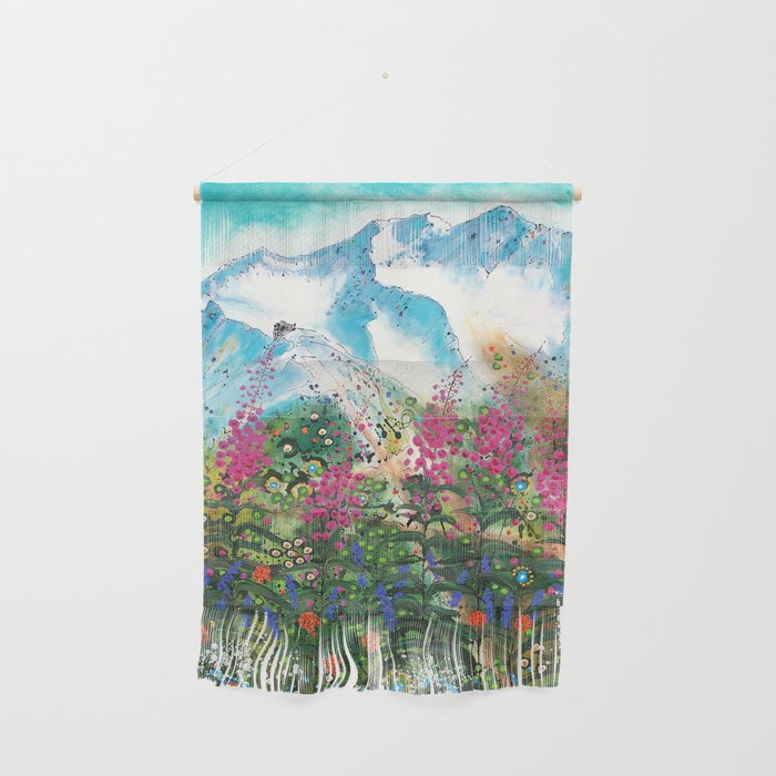 Alyeska Best of Both Wildflower Winter Wall Hanging