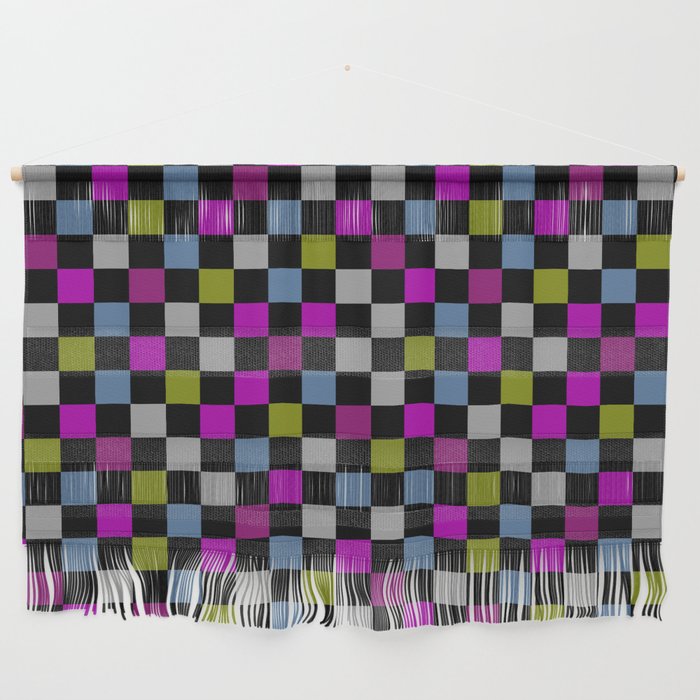 Nightlights Checkered Wall Hanging