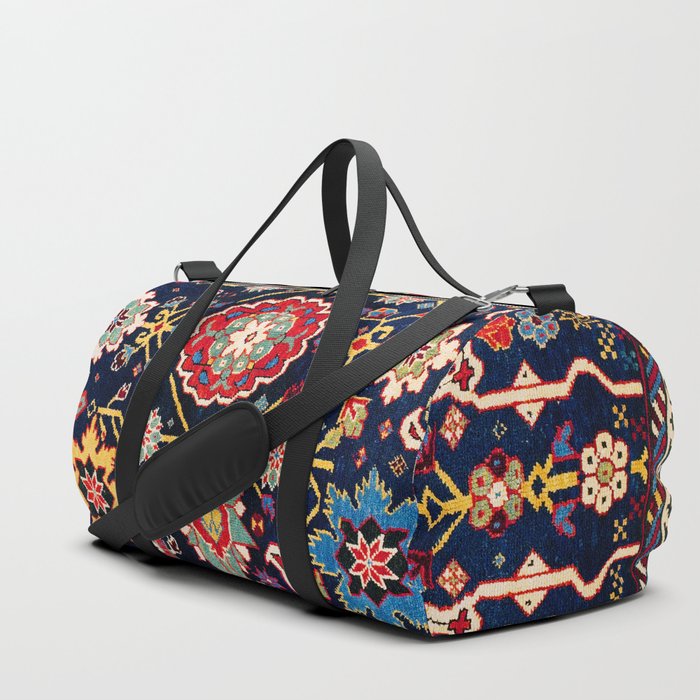 Shirvan Caucasian Afshan Antique Rug Print Duffle Bag