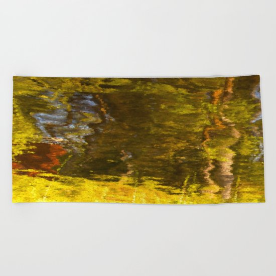 Abstract reflection I Beach Towel