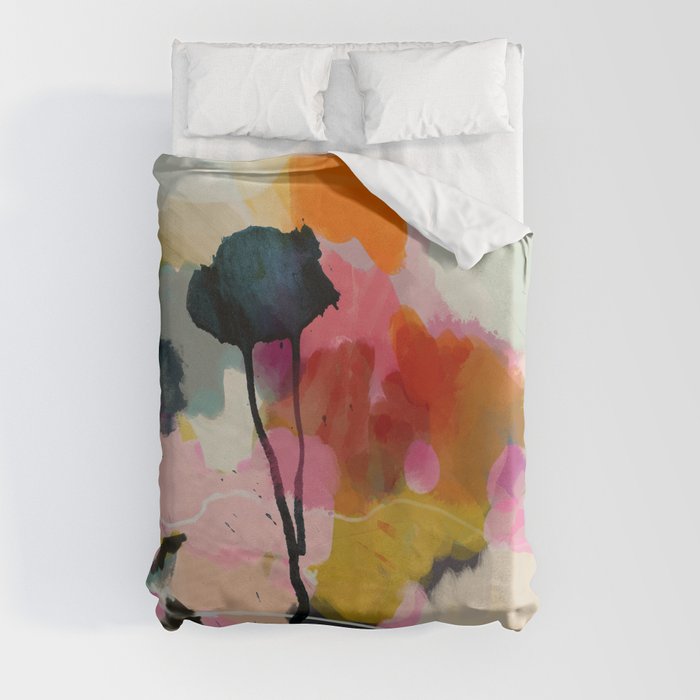 paysage abstract Duvet Cover