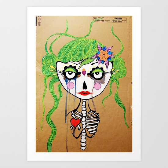 Gueixa Art Print