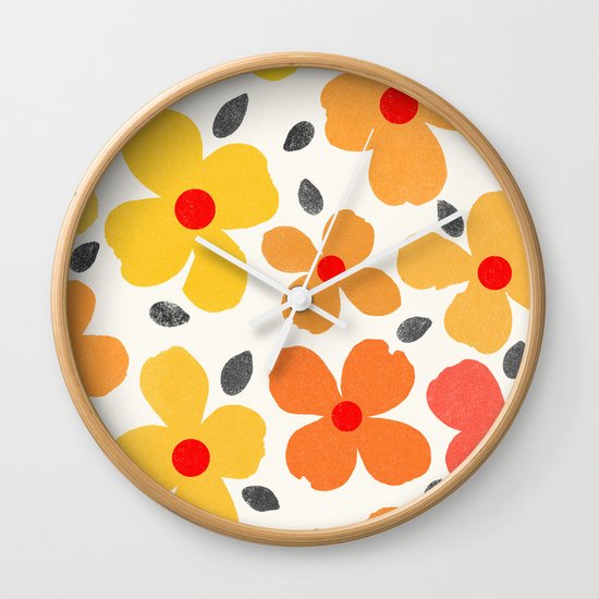 dogwood 6 Wall Clock