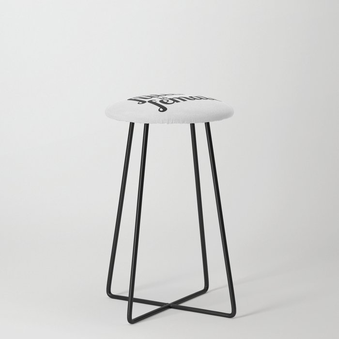 the future is female Counter Stool