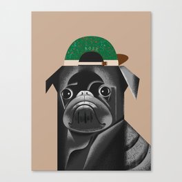 cute animal-black dog 2,puppies,gift Canvas Print
