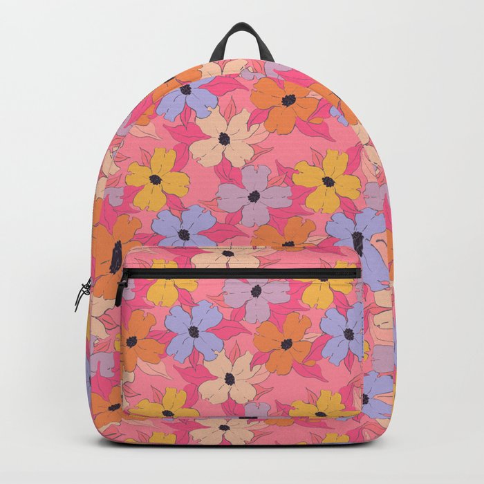 pink and pastel 90s flowering dogwood symbolize rebirth and hope Backpack