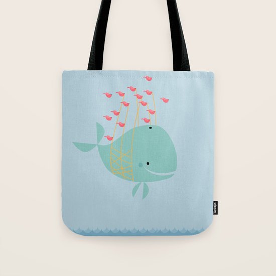 Whale Tote Bag