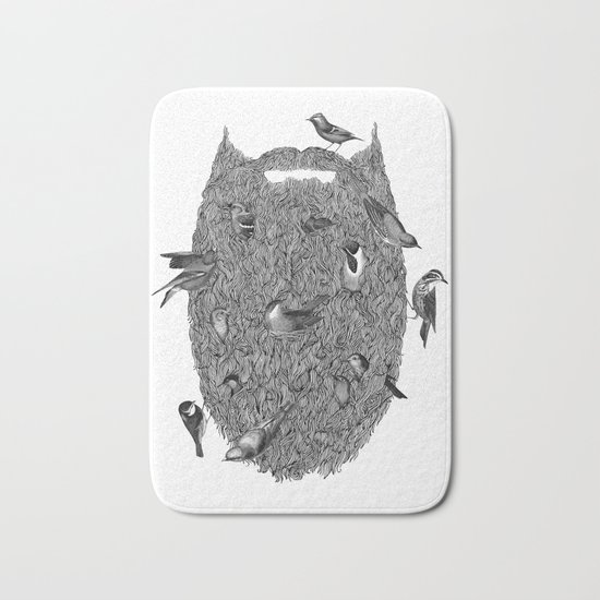 Bird Beard Bath Mat