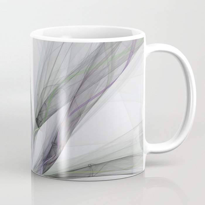 Filigree Motions, Abstract Fractal Art Coffee Mug
