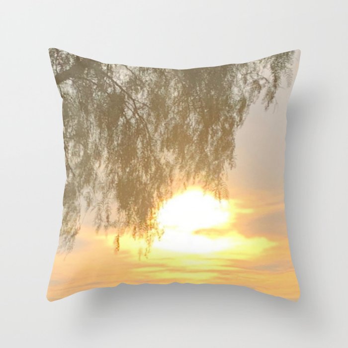 Sunset in Brentwood Throw Pillow