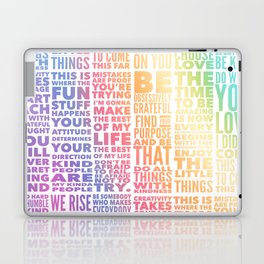 All The Positivity No. 3 Laptop Skin