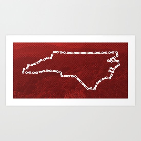 Ride Statewide - North Carolina Art Print