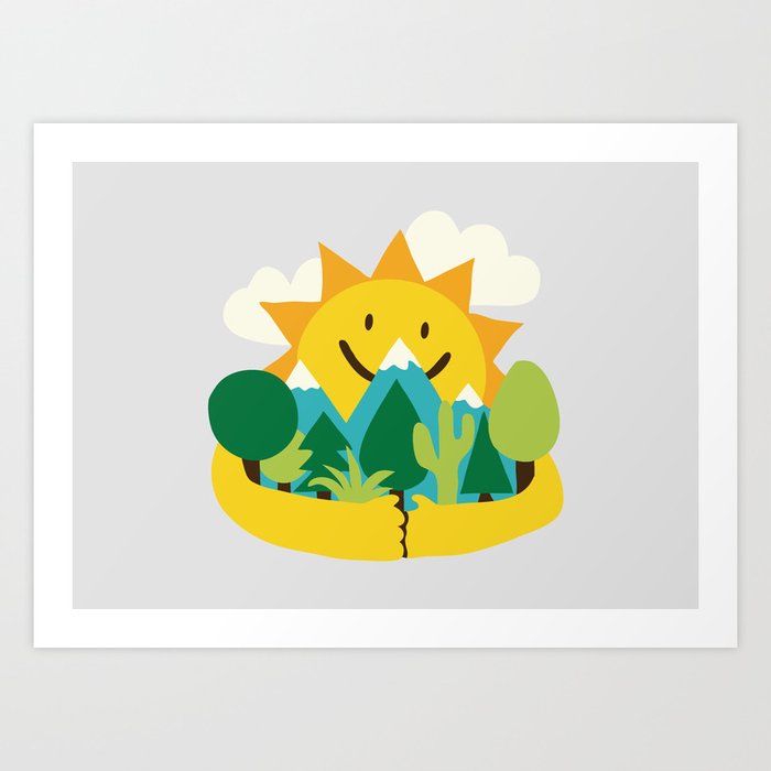 Sun is out Art Print