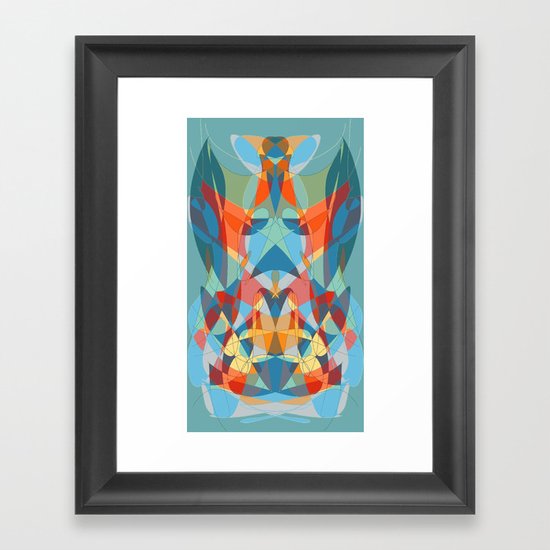 Picaso's Butterfly Framed Art Print