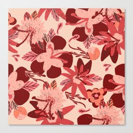 Pink Hibiscus Canvas Print