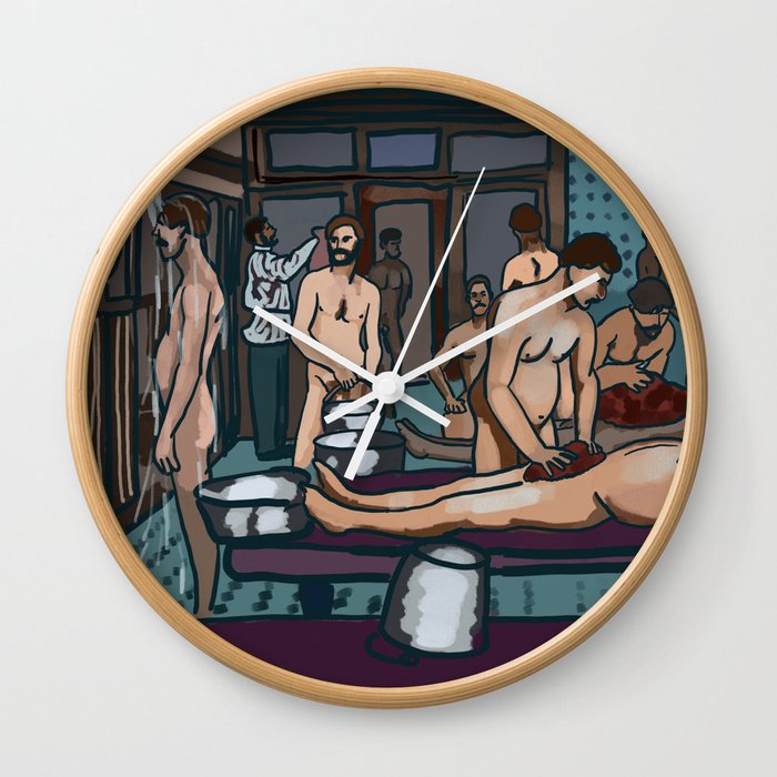 Baths Wall Clock