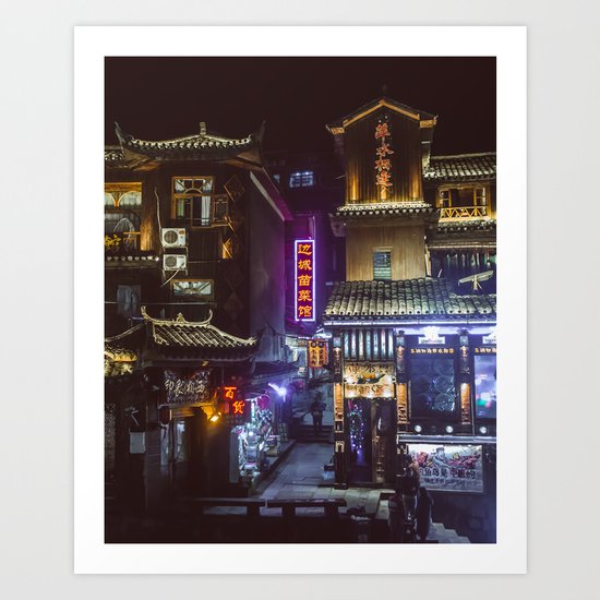 Fenghuang, China Art Print