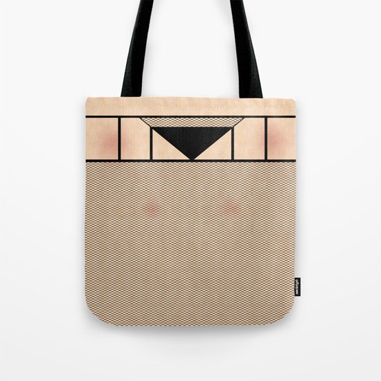 Fishnet Stockings and Black Knickers Tote Bag