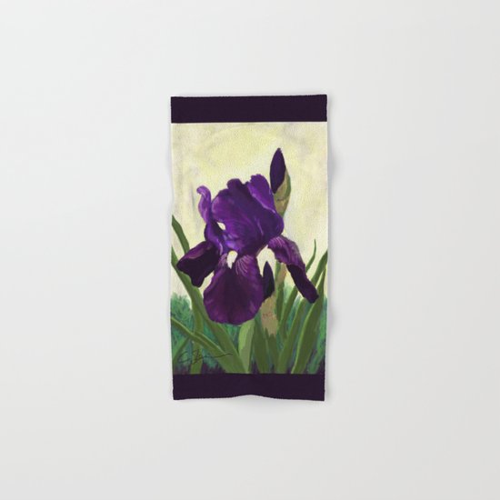 Purple Iris DP150530 Hand & Bath Towel