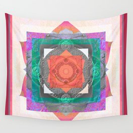 Harmonic of Radiant Gentleness Sacred Geometry Mandala Wall Tapestry