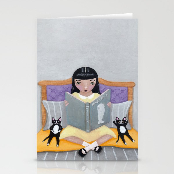 Story Time for Kittens Stationery Cards