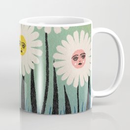 Together we are strong Coffee Mug | Nature, Colorful, Curated, Vintage, Floral, Flower, Cute, Community, Digital, Drawing 