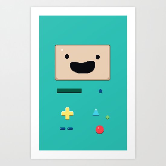 Pixel BMO Art Print