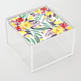 Floral bouquet in fall colors "Eloisse" Acrylic Box