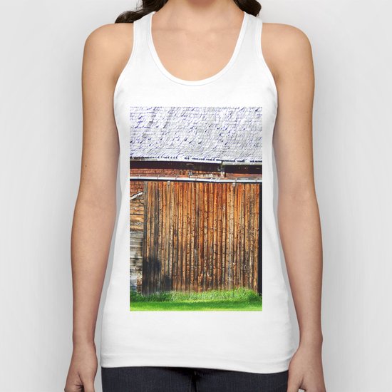 Open Barn Door Unisex Tank Top