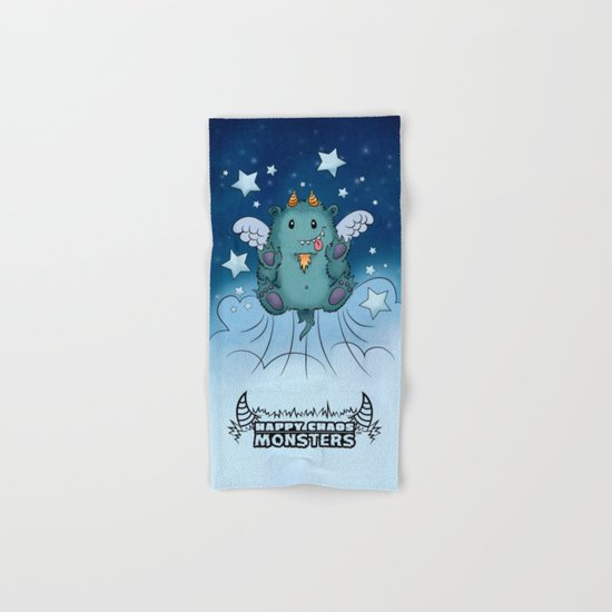 Twinkle Toes the Happy Chaos Monster Hand & Bath Towel