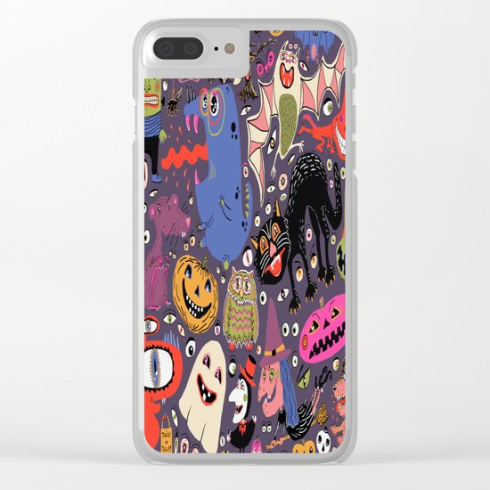 Yay for Halloween! Clear iPhone Case
