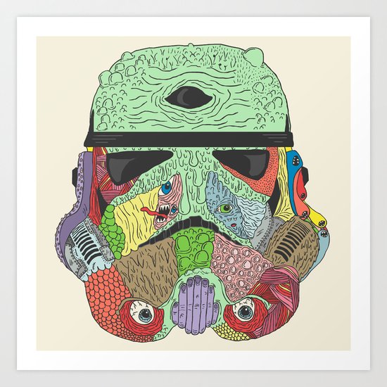Gore Trooper Art Print