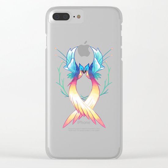 Petalled Pinion Clear iPhone Case