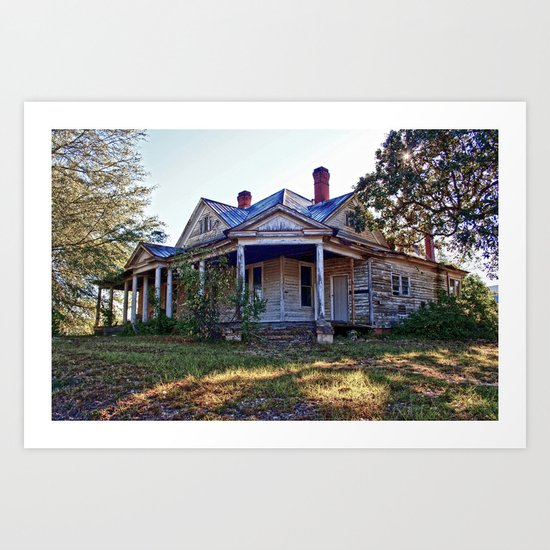 House on the Hill Art Print
