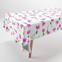 Magenta Florals Tablecloth