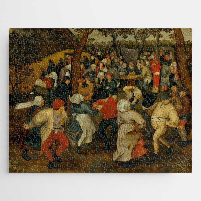 Pieter Bruegel (also Brueghel or Breughel) the Elder "The Outdoor Wedding Feast" Jigsaw Puzzle