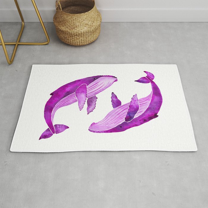 Humpback Whales | Pretty in Pink Rug