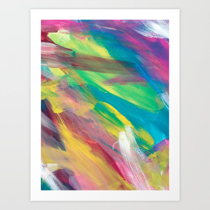 Abstract Artwork Colourful 2 Art Print By Kathrinmay Society6