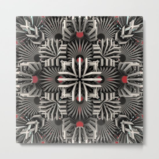 Calaabachti Matrix Metal Print
