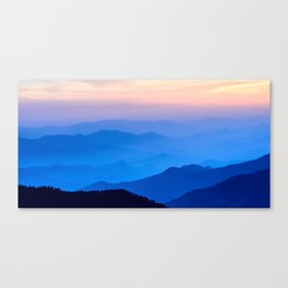 Blue mountains Canvas Print