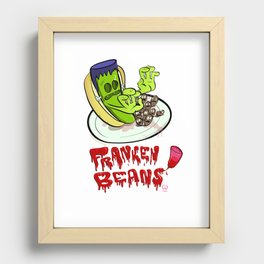 Franken Beans Recessed Framed Print