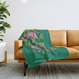 The Stare: Pop Tropical Edition Throw Blanket