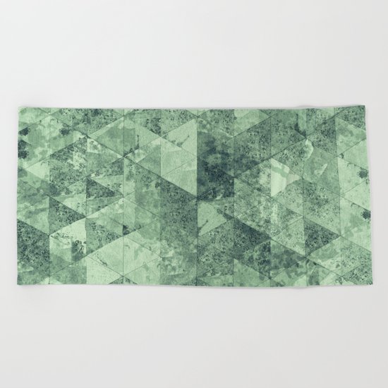 Abstract Geometric Background #12 Beach Towel