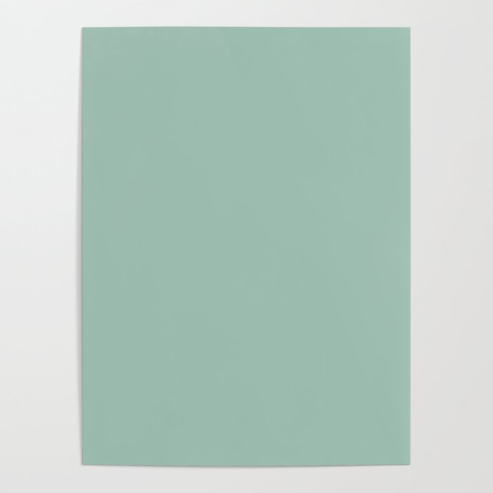 Mint Green Color Poster