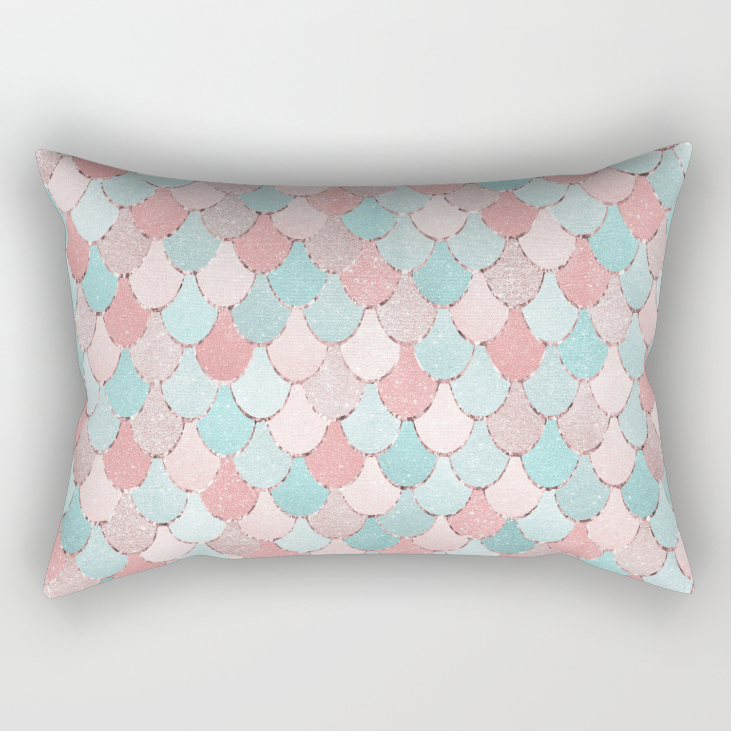 Mermaid Art Cute Coral And Teal Fun Bathroom Art Rectangular