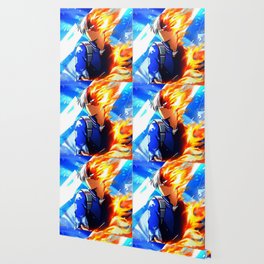 Endeavor Wallpaper For Any Decor Style Society6 Lawliet, and amane misa from one of my favourite manga and one of my favourite. society6