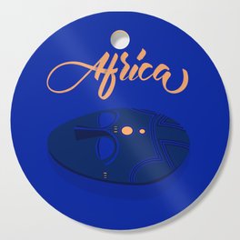 Africa mask Cutting Board