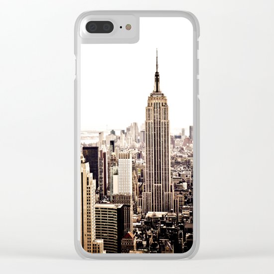New York City Skyline Clear iPhone Case