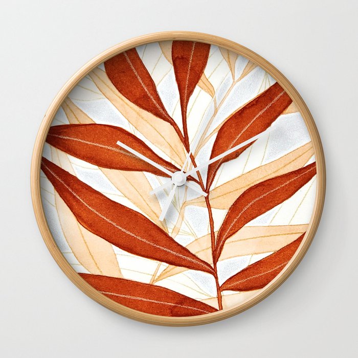Kelp - Terracotta Wall Clock
